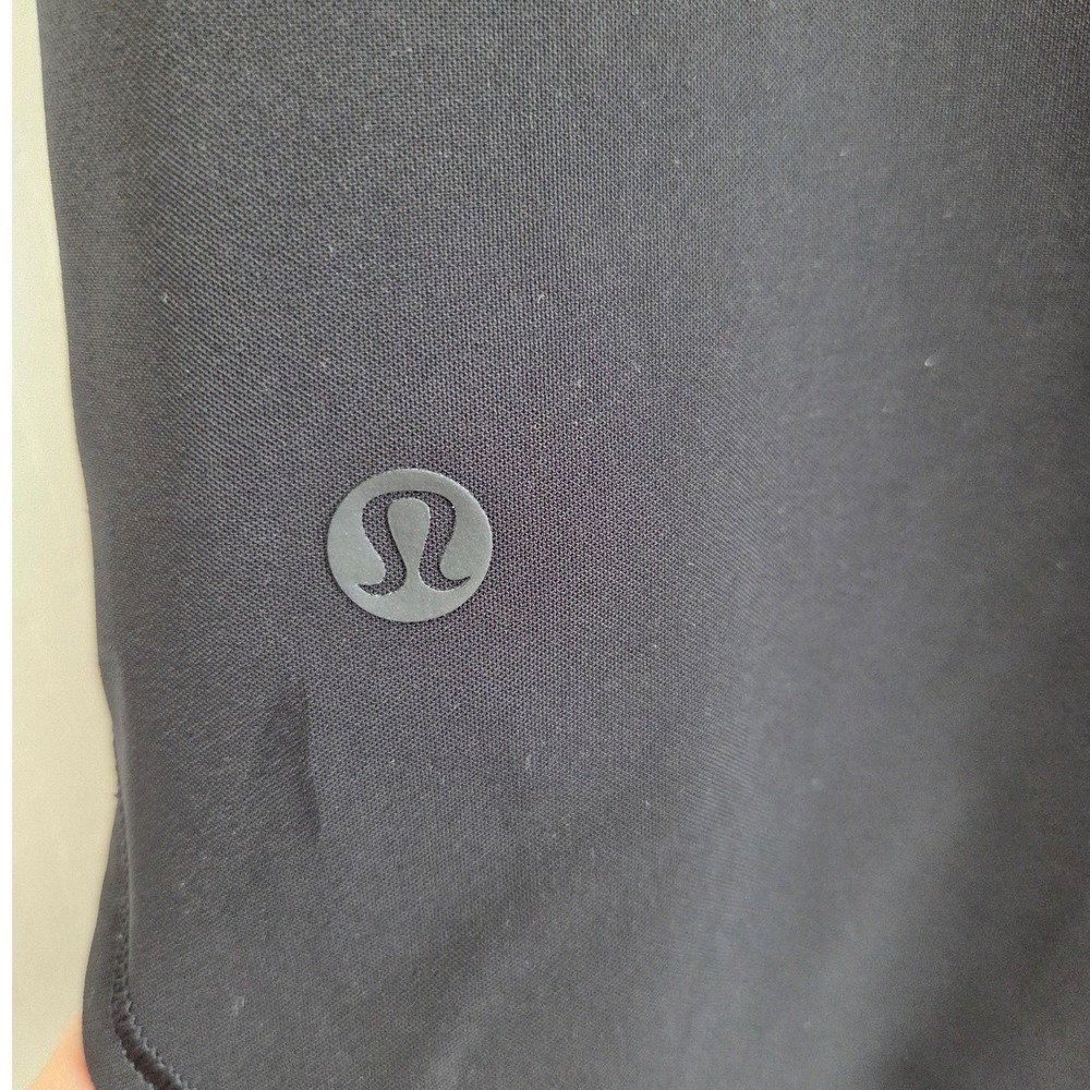 Lululemon On The Fly Skirt Black Elastic Waist Drawstring‎ Athleisure Size 8 - Picture 6 of 7